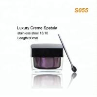 luxury silver stainless steel face creme cosmetic spatula