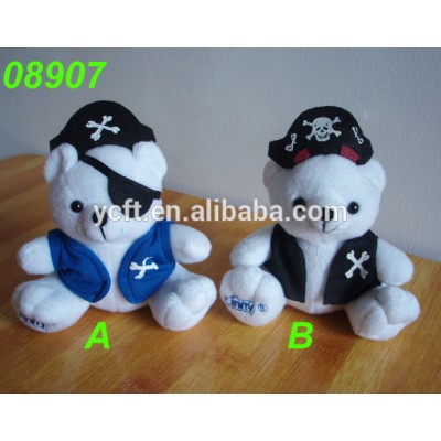 08907 plush and stuffed Pirate teddy bear toy