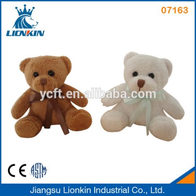 07163 cheap graduation teddy bear with ribbon tie on neck