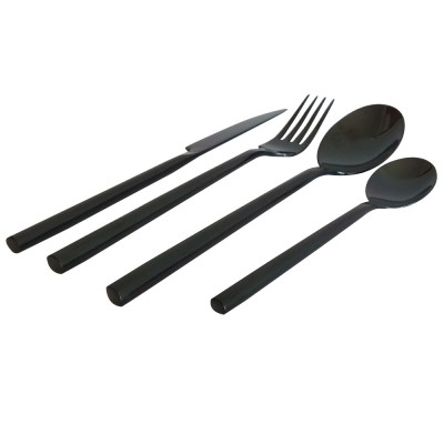 2300C PVD titanium black flatware